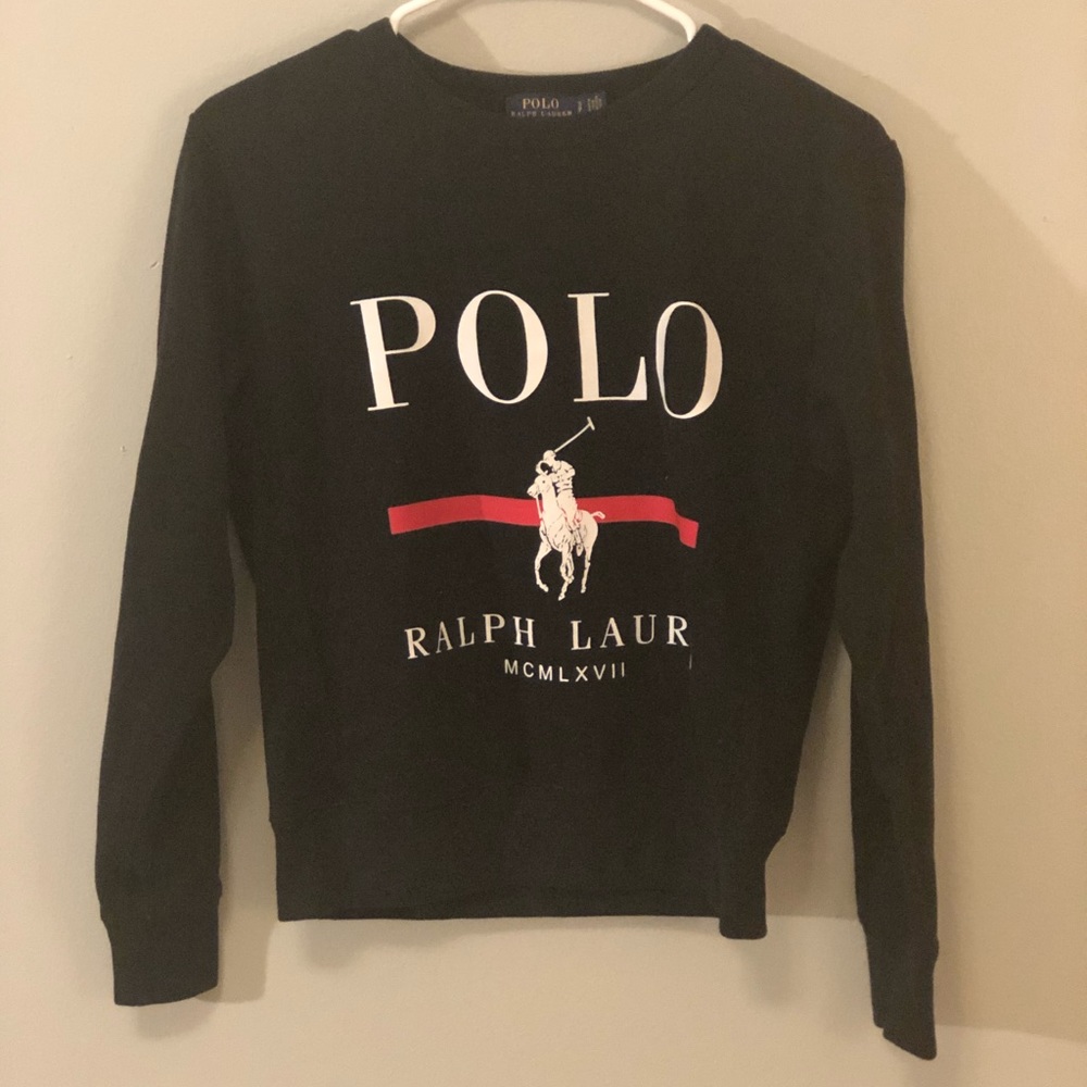 Black Polo Sweatshirt
